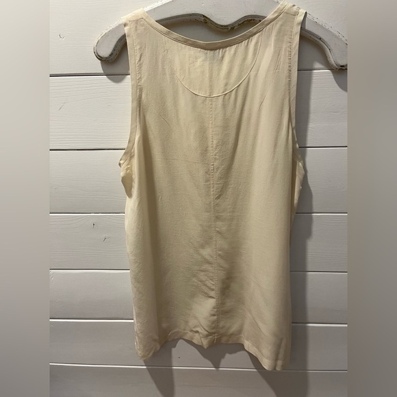 CLUB MONACO SILK BEIGE TANK TOP – SIZE M - Picture 9 of 9